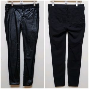 AE Front Faux Leather Jeggings Jean